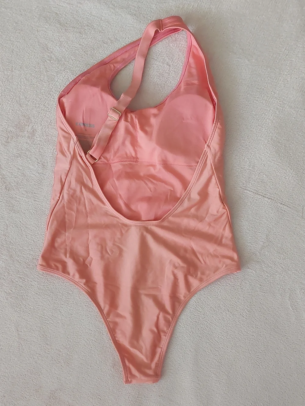EXPRESS Strappy One-Shoulder Plunging Swimsuit NWOT